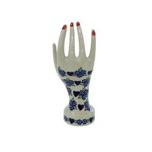 Ceramiczny stojak na biżuterię Ceramika Bolesławiec - Biżuteria - akcesoria - miniaturka - grafika 1