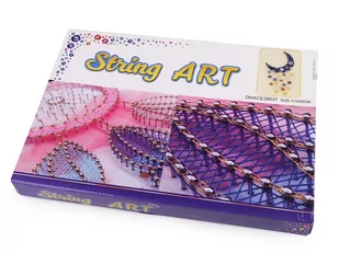 Zestaw Kreatywny Do String Art - Księżyc 21X30Cm - Dekoratorstwo - miniaturka - grafika 1