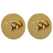Wieszaki łazienkowe - Wieszak samoprzylepny Style okrągły 3m złoty 2 szt. - miniaturka - grafika 1