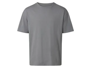 esmara Men T-shirt męski oversize z bawełny (Jasnoszary, M (48/50)) - Koszulki męskie esmara Men T-shirt męski oversize z bawełny (Jasnoszary, M (48/50)) - Koszulki męskie - miniaturka - grafika 1