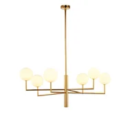 Lampy sufitowe - Jupiter 1930 - Żyrandol on a pole FEME 6xG9/40W/230V mosiądz - miniaturka - grafika 1