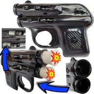 Zabawki militarne - KORKOWIEC PRL Odstraszasz Zwierzyny Rewolwer METALOWY Pistolet Hukowy Na Korki - miniaturka - grafika 1