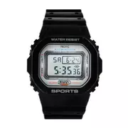 Zegarki męskie - Czarny zegarek elektroniczny Pacific 218L-4 - miniaturka - grafika 1