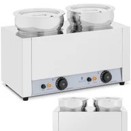 Inne urządzenia gastronomiczne - Stacja do zup - 2 x 7 l - 1000 W - połysk - Royal Catering RC_BM_03 - miniaturka - grafika 1