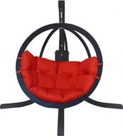 Fotele ogrodowe wiszące - Koala Zestaw: stojak Alicante Antracyt + fotel Swing Chair Single 9, Czerwony Alicante +Swing Chair Single 9 - miniaturka - grafika 1