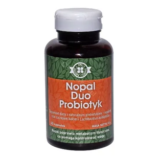 A-Z Medica Nopal Duo Probiotyk kapsułki 60 sztuk - Suplementy naturalne - miniaturka - grafika 1