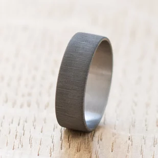 Pierścionek tytanowy matowy - Pierścionki - miniaturka - grafika 1