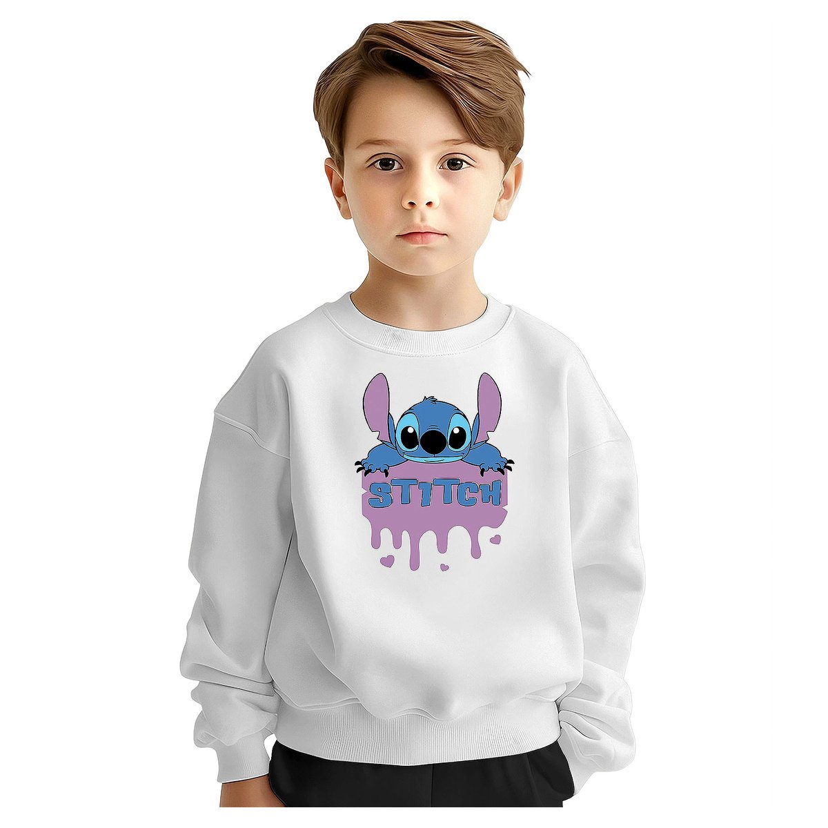 BLUZA DZIECIĘCA MŁODZIEŻOWA STITCH 110-116 WZORY PREZENT