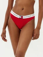 Majtki damskie - Tommy Hilfiger Stringi UW0UW06039 Czerwony - miniaturka - grafika 1