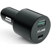 Ładowarki samochodowe - Ładowarka samochodowa GOLDEN LINE CC601  QC3 18W + PD3 45W Czarny - miniaturka - grafika 1