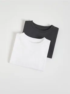 Reserved - Bawełniany longsleeve 2 pack - biały - Bluzki dla niemowląt - miniaturka - grafika 1