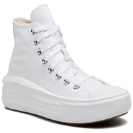 Trampki damskie - Converse Trampki Ctas Move Hi 568498C White/Natural Ivory/Black - miniaturka - grafika 1