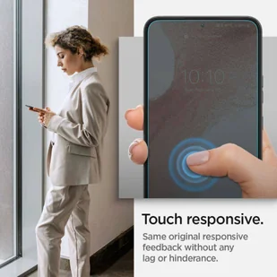 SZKŁO HARTOWANE SPIGEN GLAS.TR ”EZ FIT” 2-PACK GALAXY S22 - Szkła hartowane na telefon - miniaturka - grafika 10