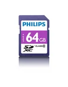 Karty pamięci - Philips 64 GB SDXC, memory card purple, Class 10, UHS-I U1 FM64SD55B/10 - miniaturka - grafika 1