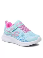 Buty dla dziewczynek - Skechers Sneakersy Wishful Star 302323L/AQPR Niebieski - miniaturka - grafika 1