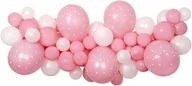 Baby shower i roczek - Zestaw balonów do girlandy balonowej Baby Pink - 65 szt. - miniaturka - grafika 1