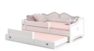 Łóżka dla dzieci i młodzieży - Łóżko dziecięce podwójne EmmaII, z materacem, 160x80 - miniaturka - grafika 1