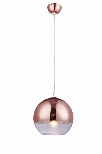 Lumina Deco Deco Nowoczesna Lampa Wisząca Różowe Złoto Veroni D20 LDP 1029-200 R GD)