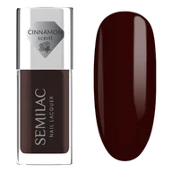 Lakiery hybrydowe - Semilac Lakier klasyczny Nail Laquer, 112 Wine Red - miniaturka - grafika 1