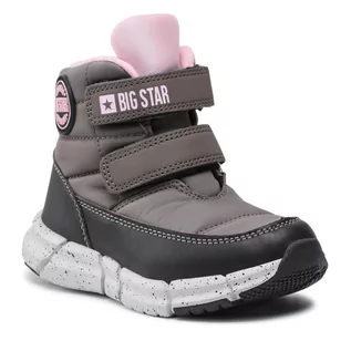 Buty dla dziewczynek - Śniegowce BIG STAR - II374071 Grey - grafika 1