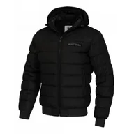 Odzież taktyczna i umundurowanie - Kurtka zimowa z kapturem Pit Bull Dillon '24 - Czarna - miniaturka - grafika 1