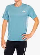 Koszulki sportowe męskie - Koszulka biegowa The North Face Lightbright S/S Tee - algae blue - miniaturka - grafika 1