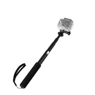 Kijek teleskopowy Selfie stick z uchwytem na kamerę sportową aparat HURTEL - Selfie stick - miniaturka - grafika 1