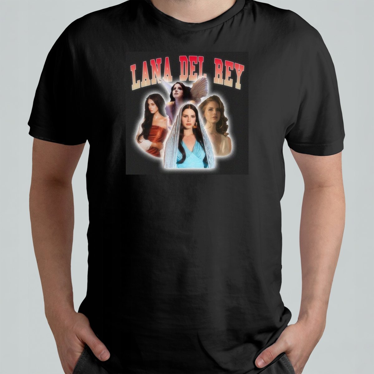 KOSZULKA MĘSKA ŚMIESZNA T-SHIRT Z NADRUKIEM LANA DEL REY SUMMER r. L #38