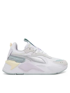 Puma Sneakersy RS-X Metallic Jr 391984 10 Biały - Buty dla dziewczynek - miniaturka - grafika 1