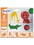 Zabawki kreatywne - Aladine Zestaw szablonów "Savannah" - 4+ - miniaturka - grafika 1