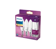 Żarówki LED - SET 3x LED Żarówka Philips B35 E14/4W/230V 2700K - miniaturka - grafika 1