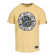 Odzież taktyczna i umundurowanie - PITBULL KOSZULKA Light Weight 170 Basic San Diego Sun '25 - Żółta - miniaturka - grafika 1