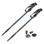 Kije trekkingowe - Viking Kije trekkingowe Kalio czarny 65 135 cm 610/17/2501/09/UNI - miniaturka - grafika 1