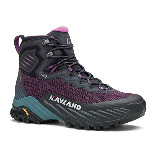 Kayland Damskie buty trekkingowe Duke Mid W's GTX, Czarny fioletowy, 42.5 EU
