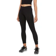 Legginsy - Legginsy damskie Nike NSW Essentials 7/8 MR czarne CZ8532 010 - miniaturka - grafika 1