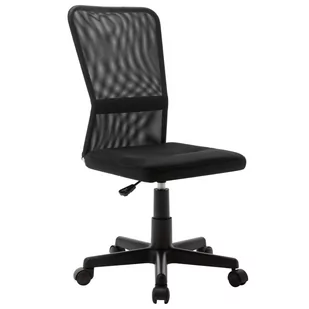 Fotel biurowy, krzesło biurowe Krzesło biurowe obrotowe, siatka, czarne, 44x52x90 / AAALOE - Fotele i krzesła biurowe - miniaturka - grafika 1