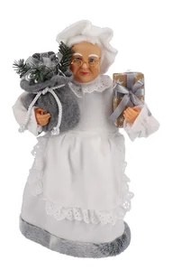 Święty Mikołaj Pani Mikołajowa Świąteczny Figurka Duży Skandynawski - Ozdoby bożonarodzeniowe - miniaturka - grafika 1