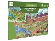 Puzzle - Puzzle magnetyczne i gra 2w1 Dinozaury - miniaturka - grafika 1
