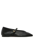 Baleriny - Tommy Hilfiger Baleriny Ballerina Maryjane Soft Leather FW0FW08354 Czarny - miniaturka - grafika 1