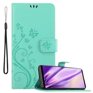 Etui i futerały do telefonów - Cadorabo pokrowiec na Sony Xperia 5 pokrowiec ochronny w kolorze turkusowym pokrowiec ochronny na telefon komórkowy etui w kwiaty etui w kwiaty - miniaturka - grafika 1