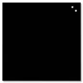 Tablice i flipcharty - NAGA Szklana tablica magnetyczna czarna 45x45 10701 10701 - miniaturka - grafika 1