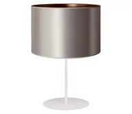 Lampy stojące - Lampa stołowa CANNES 1xE14/15W/230V 20 cm srebrny/miedź/biały - miniaturka - grafika 1