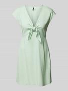 Sukienki - Sukienka mini z wiązanym detalem model ‘MYMILO’ - miniaturka - grafika 1