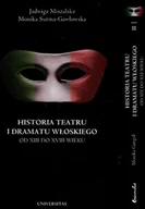 E-booki - podręczniki - Jadwiga Miszalska, Monika Surma-Gawłowska Historia teatru i dramatu włoskiego od XIII do XVIII wieku. Tom 2 - miniaturka - grafika 1