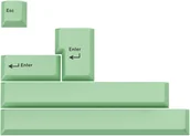 Akcesoria do komputerów stacjonarnych - GMK Additional Kit, ABS-Keycaps, Double-Shot, Erweiterungsset fr ISO & ANSI - pastell grn - miniaturka - grafika 1