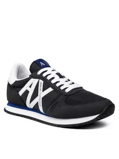 Sneakersy męskie - Armani Exchange Sneakersy XUX017 XCC68 K487 Granatowy - grafika 1