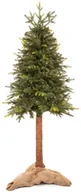 Choinki - Choinka sztuczna na pniu 180 cm świerk naturalny ze stojakiem nowoczesny UNIWERSALNY - miniaturka - grafika 1