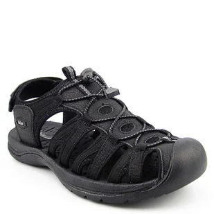 Lee Cooper LCW-24-03-2313M sandały męskie sportowe czarne - Sandały męskie - miniaturka - grafika 1
