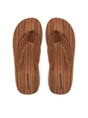 Klapki i japonki męskie - Skechers Japonki Tantric-Fritz 205098/BRN Brązowy - miniaturka - grafika 1