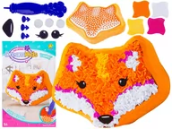 Masy plastyczne - Kreatywny Zestaw Wyszywanka, Maskotka, Pluszak Do Szycia, Poduszka Do Ozdobienia LISEK - miniaturka - grafika 1